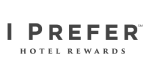 The image shows the "I Prefer Hotel Rewards" logo in black text on a transparent background.